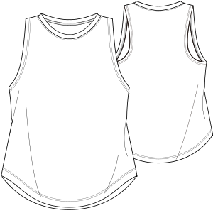Fashion sewing patterns for LADIES T-Shirts Training Tank Top 9770